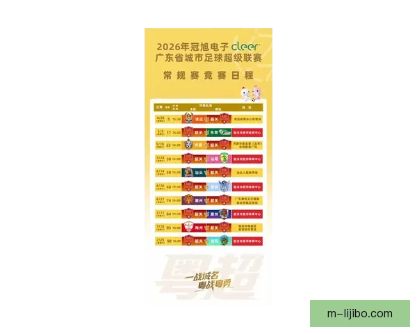 粤超最新赛程揭晓全面对阵解析球迷必看全攻略